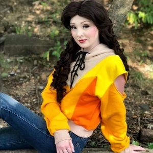 Belle Inspired Kigu Stop Crop Hoodie!